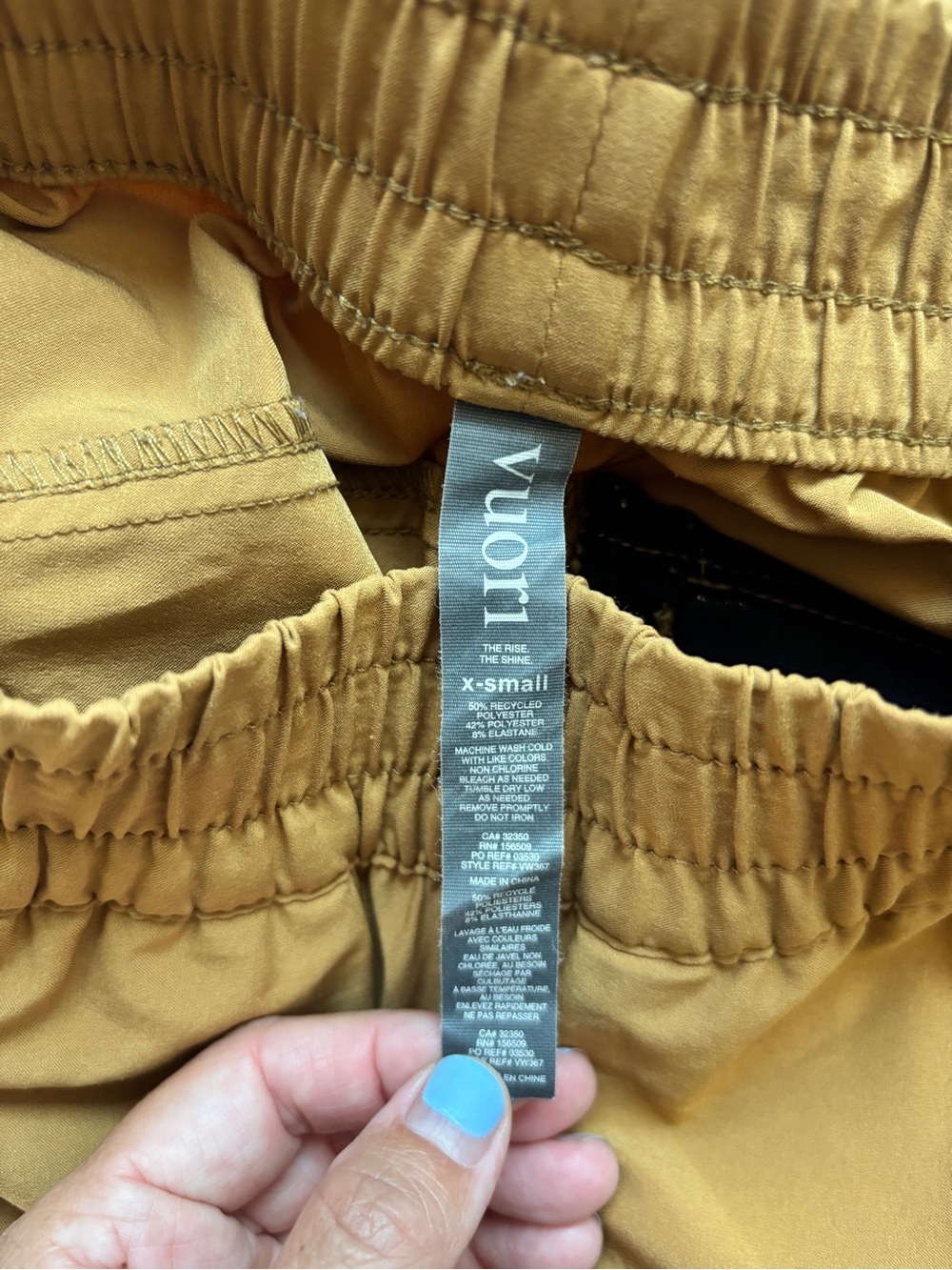 Vuori Golden Mustard Athletic Shorts - Picture 7 of 12
